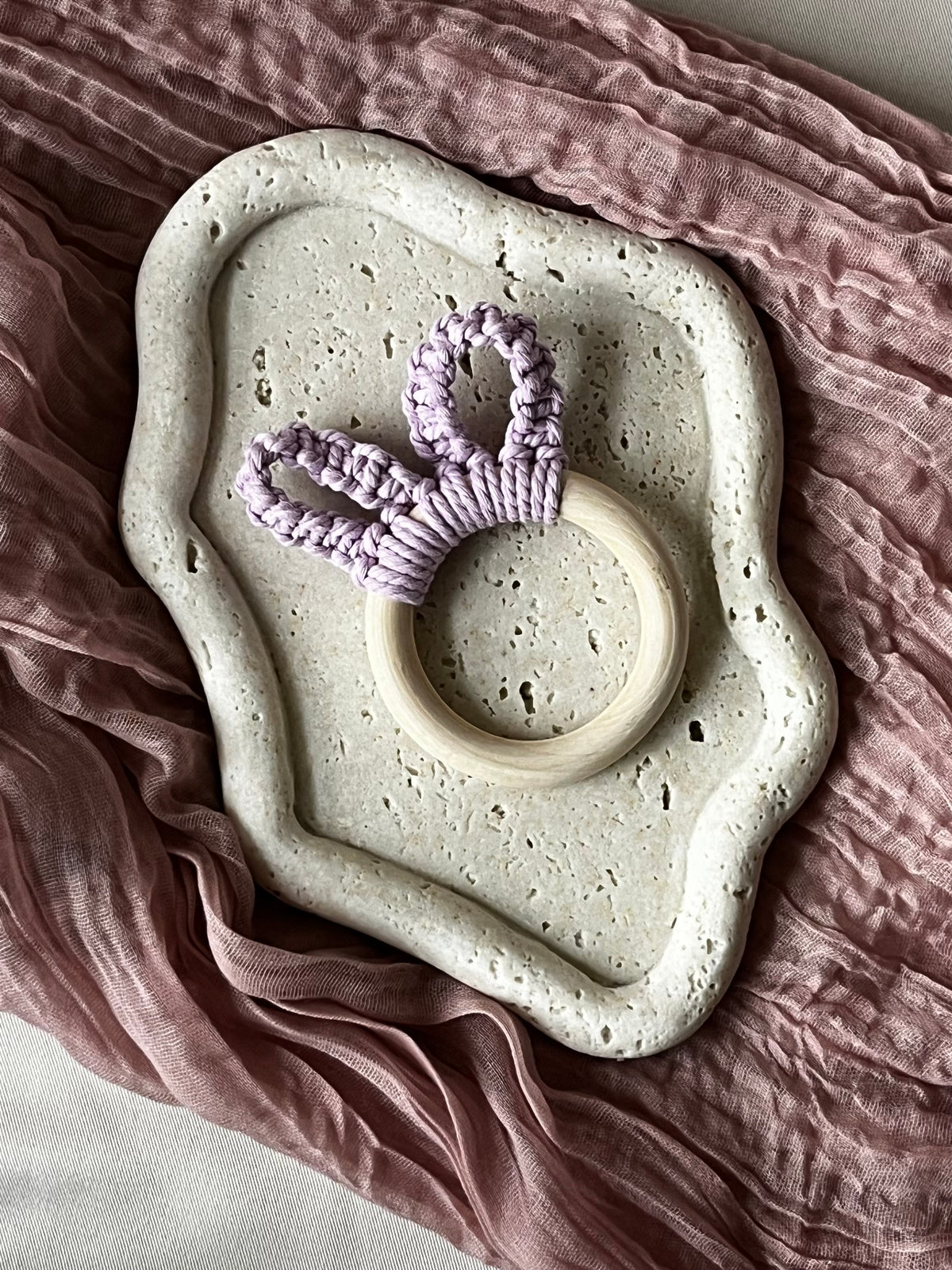 macrame teether