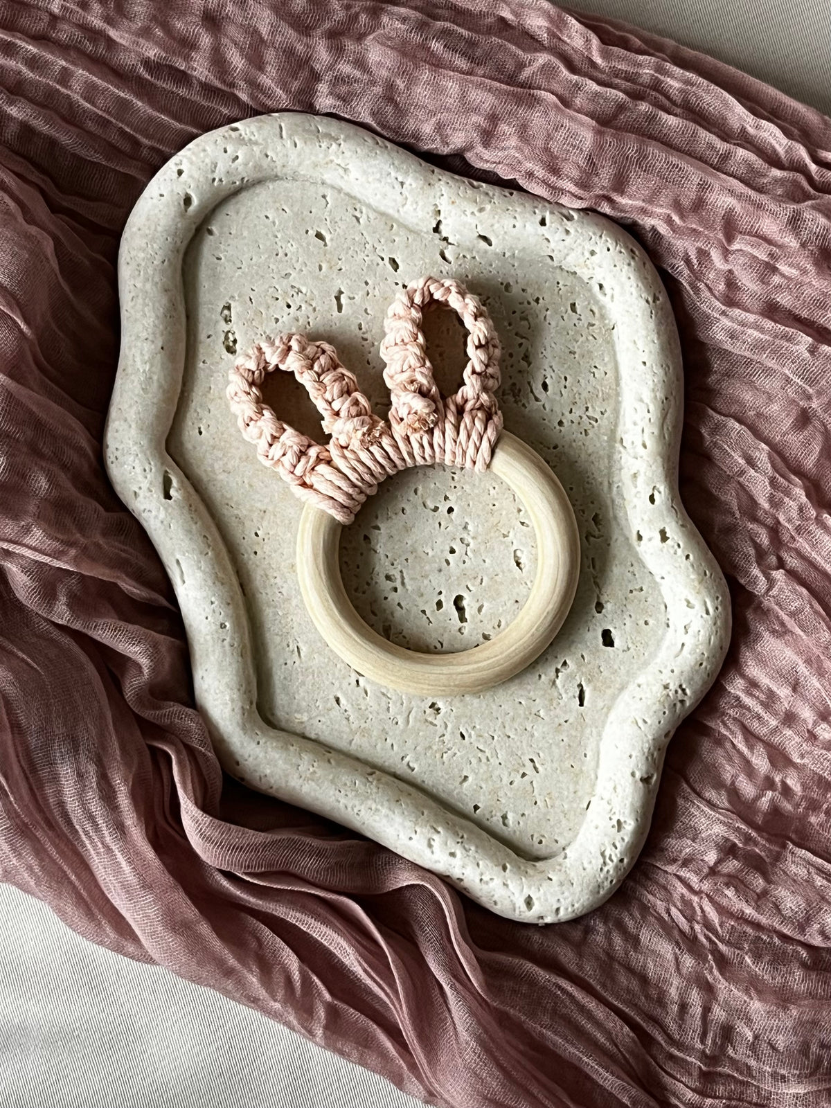 macrame teether