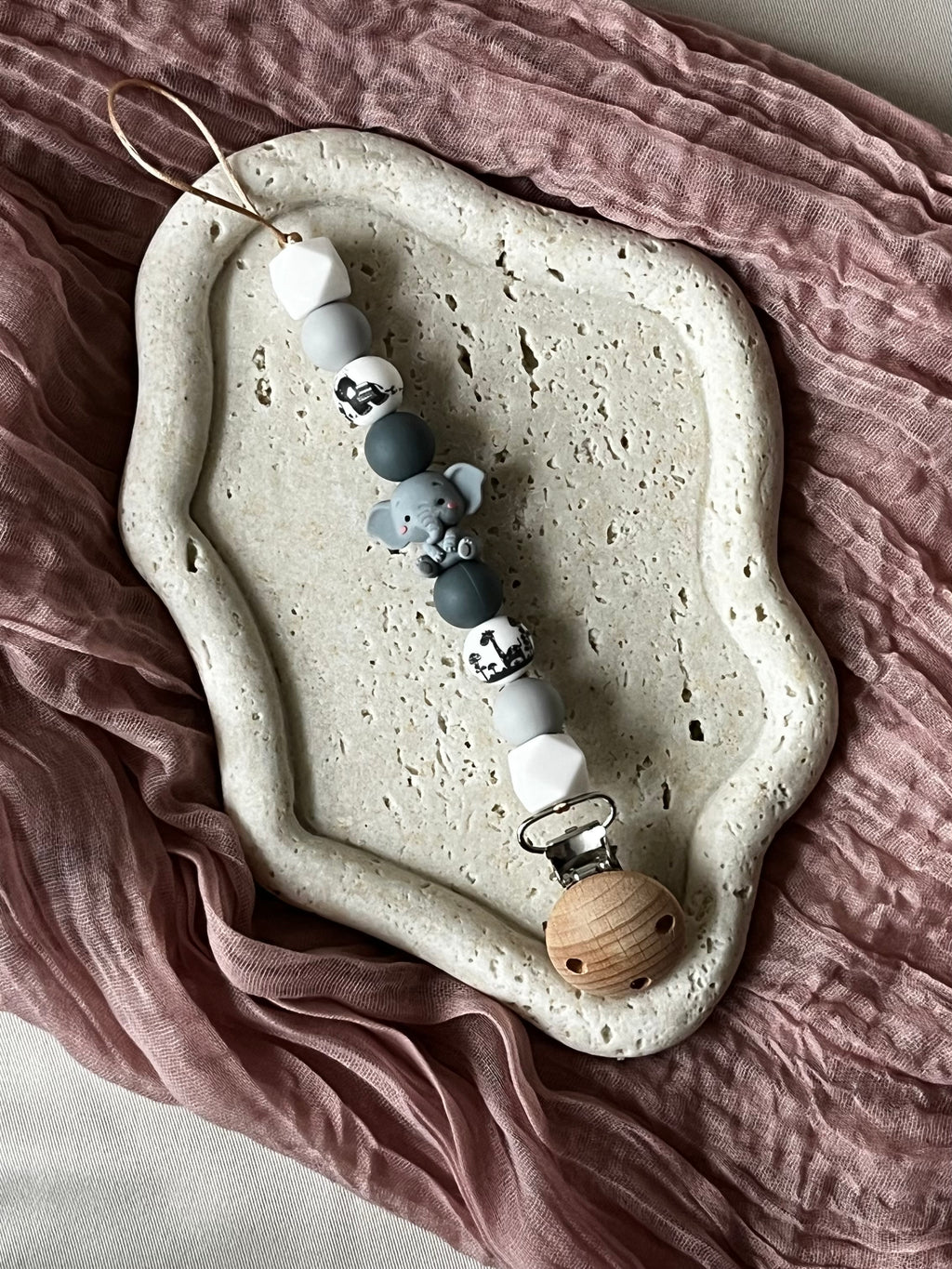 stone cord elephant