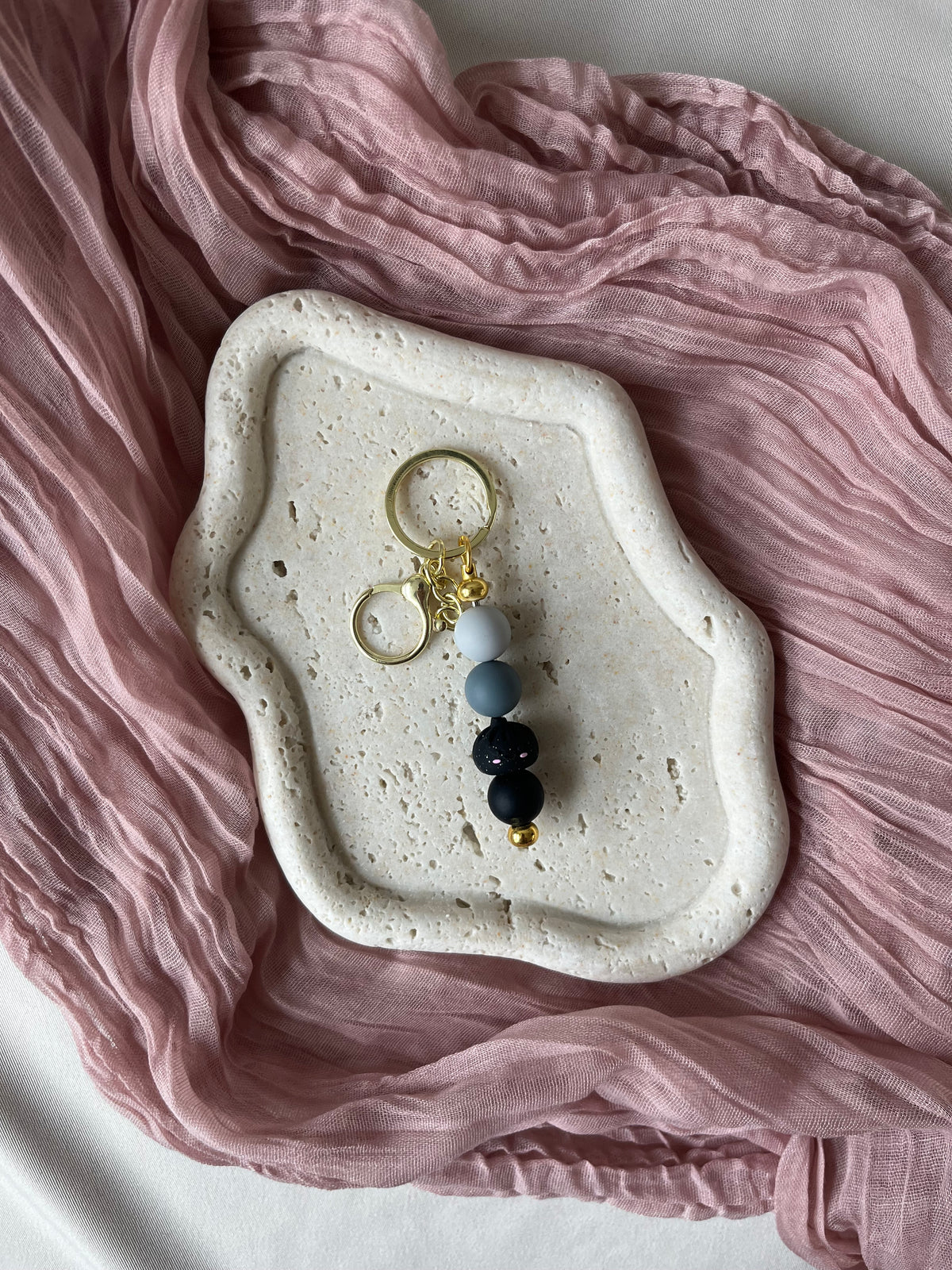 dumpling keychain