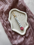 Gepersonaliseerde sleutelhanger met naam – handgemaakt cadeau