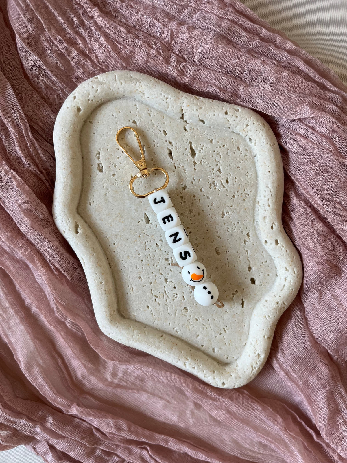 kerst naam sleutelhanger